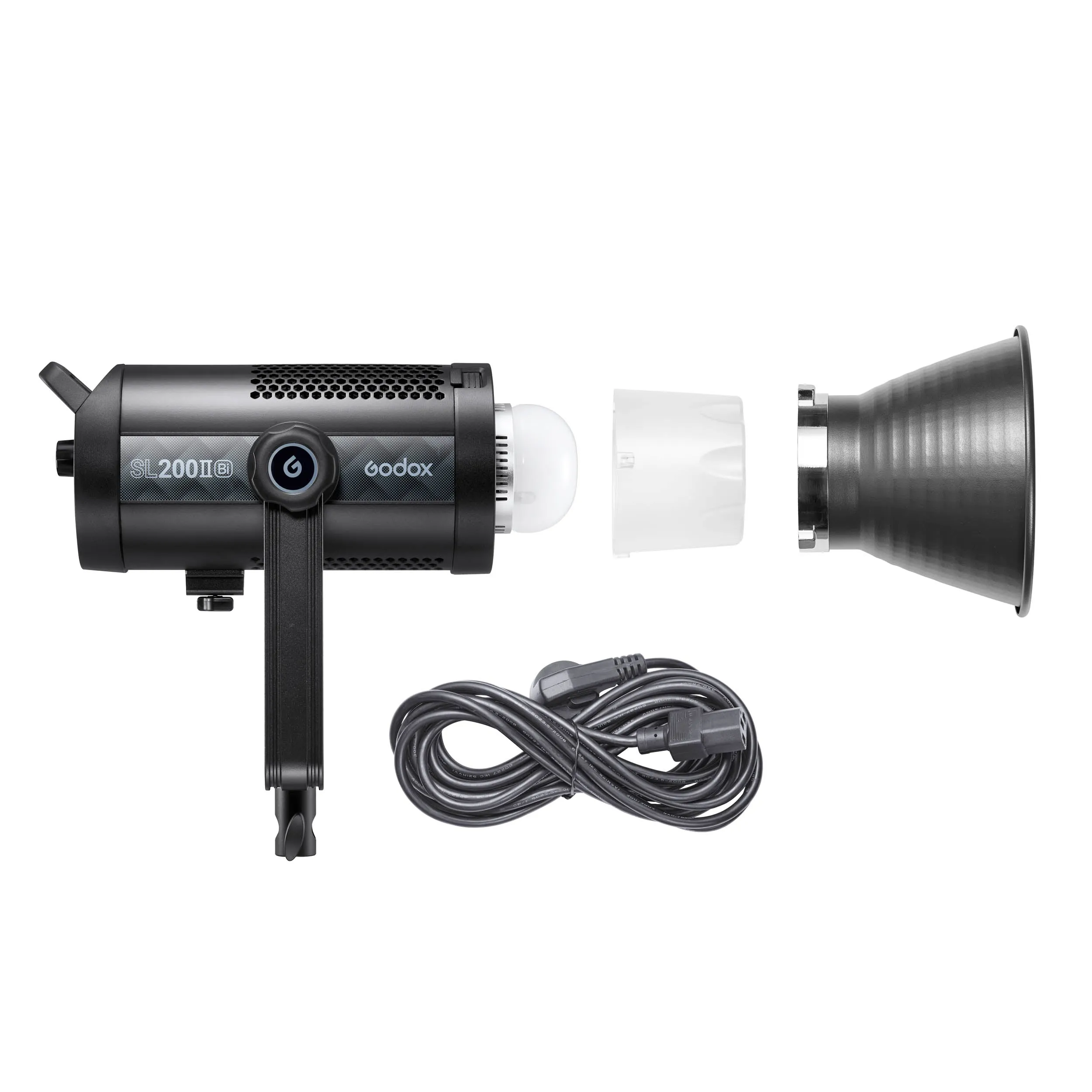 SL200IIBi Bi-Colour Lighting Three-Head Light Kit (S120T Softbox, Fresnel Lens and Diffuser Ball)