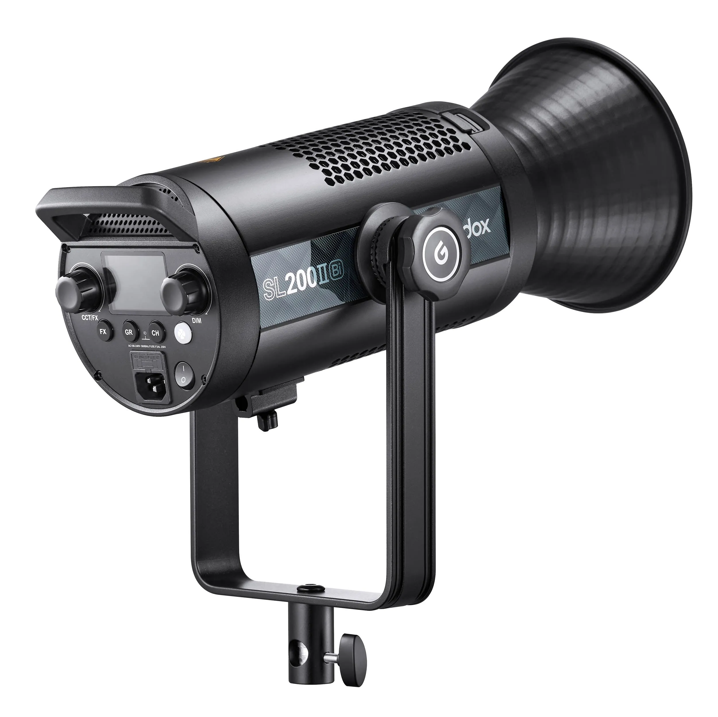 SL200IIBi Bi-Colour Lighting Three-Head Light Kit (S120T Softbox, Fresnel Lens and Diffuser Ball)