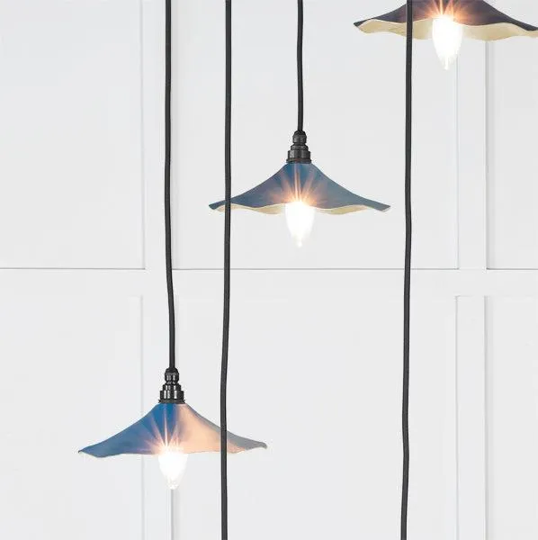Smooth Brass Flora Cluster Pendant in Upstream | From The Anvil