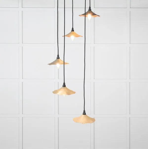 Smooth Copper Flora Cluster Pendant in Tump | From The Anvil