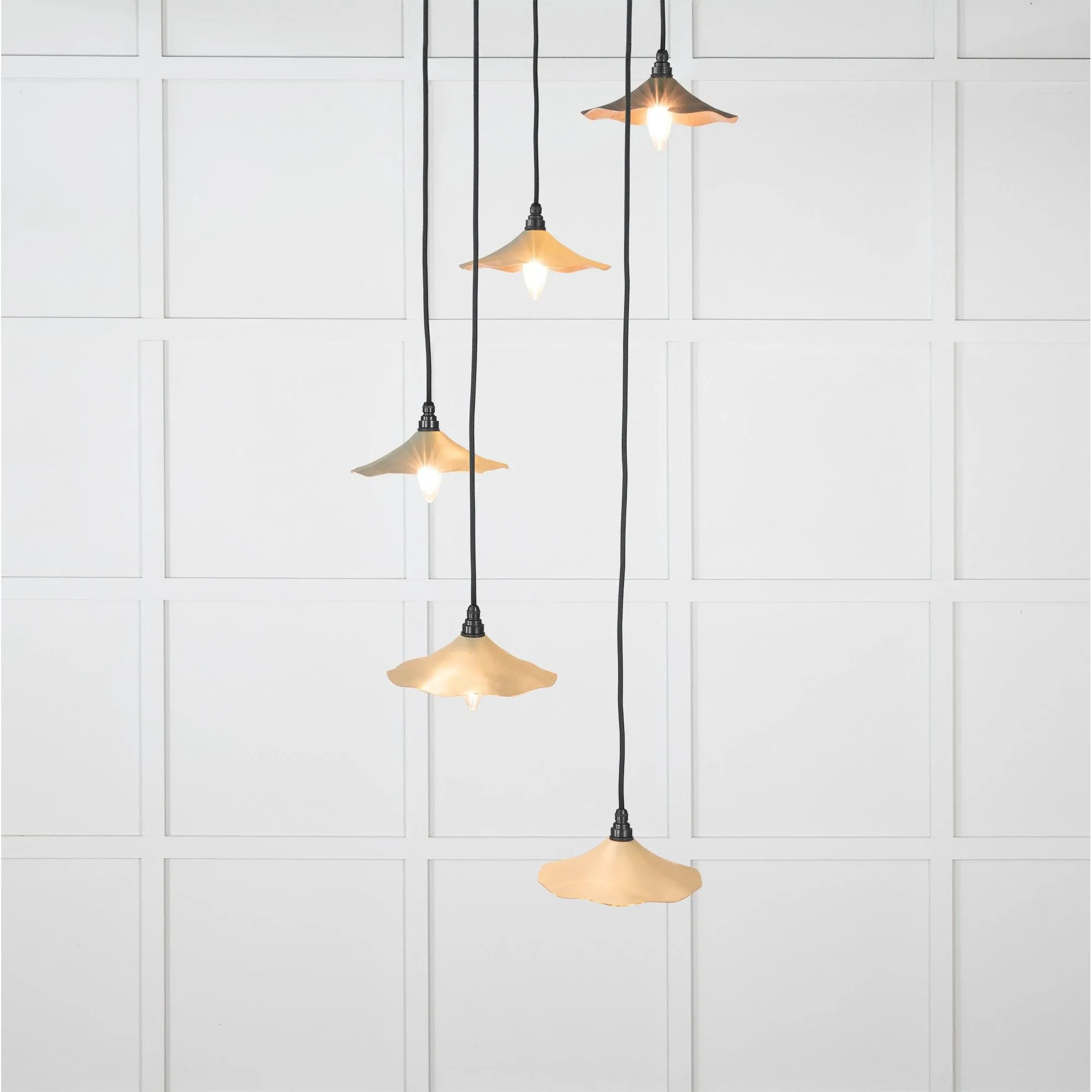 Smooth Copper Flora Cluster Pendant in Tump | From The Anvil