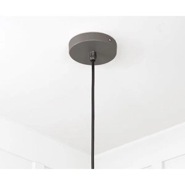 Smooth Copper Flora Pendant in Bluff | From The Anvil