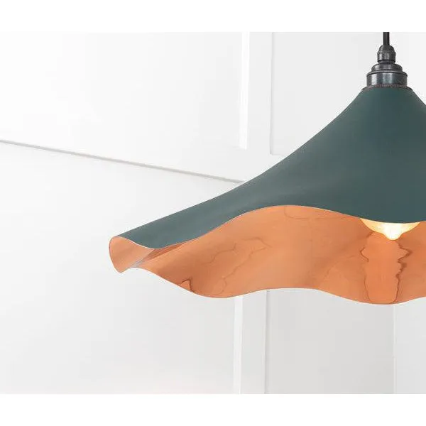Smooth Copper Flora Pendant in Dingle | From The Anvil