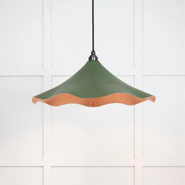 Smooth Copper Flora Pendant in Heath | From The Anvil