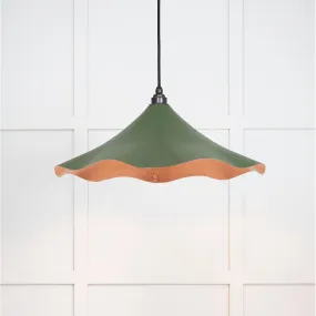 Smooth Copper Flora Pendant in Heath | From The Anvil
