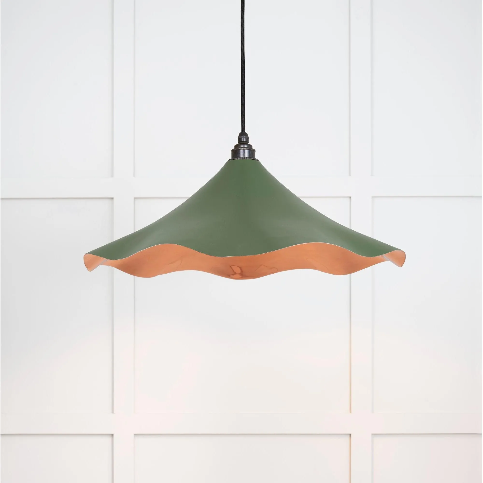 Smooth Copper Flora Pendant in Heath | From The Anvil