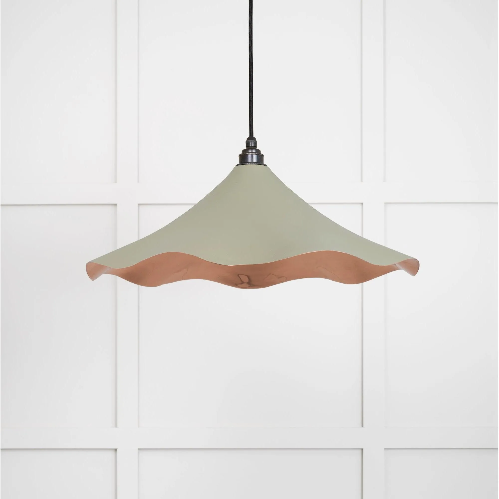 Smooth Copper Flora Pendant in Tump | From The Anvil