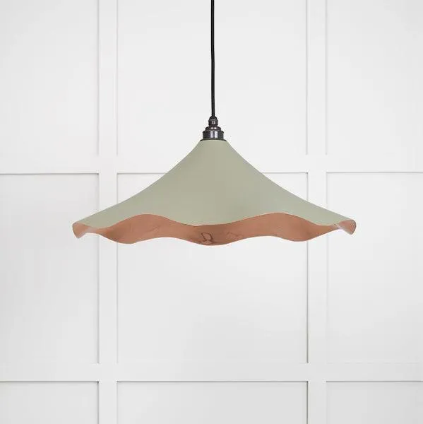 Smooth Copper Flora Pendant in Tump | From The Anvil