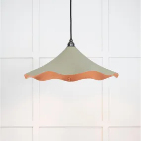 Smooth Copper Flora Pendant in Tump | From The Anvil