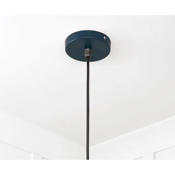 Smooth Nickel Flora Pendant in Dusk | From The Anvil