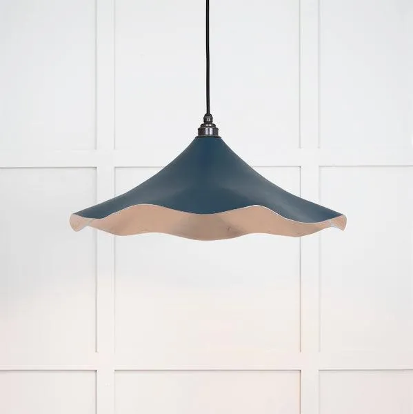 Smooth Nickel Flora Pendant in Dusk | From The Anvil