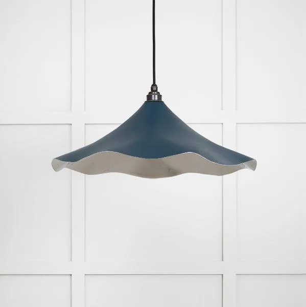 Smooth Nickel Flora Pendant in Dusk | From The Anvil