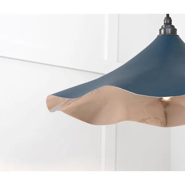 Smooth Nickel Flora Pendant in Dusk | From The Anvil
