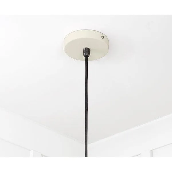 Smooth Nickel Flora Pendant in Teasel | From The Anvil