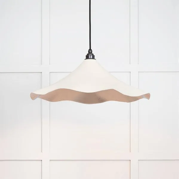 Smooth Nickel Flora Pendant in Teasel | From The Anvil