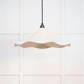 Smooth Nickel Flora Pendant in Teasel | From The Anvil
