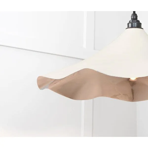 Smooth Nickel Flora Pendant in Teasel | From The Anvil