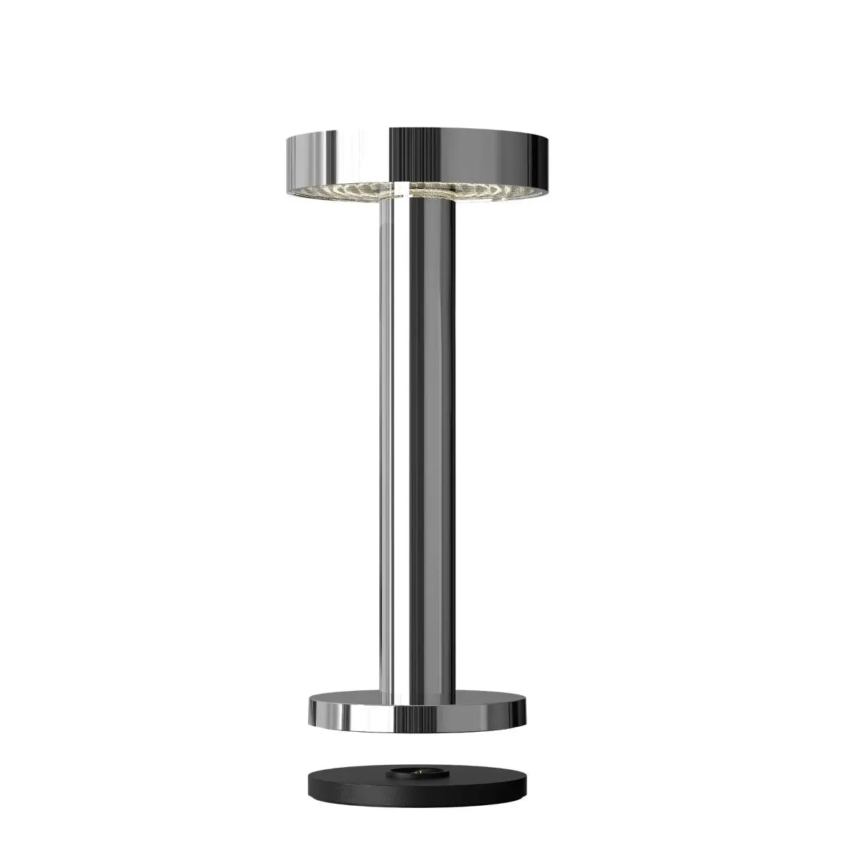 Sompex Boro Rechargeable Table Lamp, Glossy Finish (H 20 cm)
