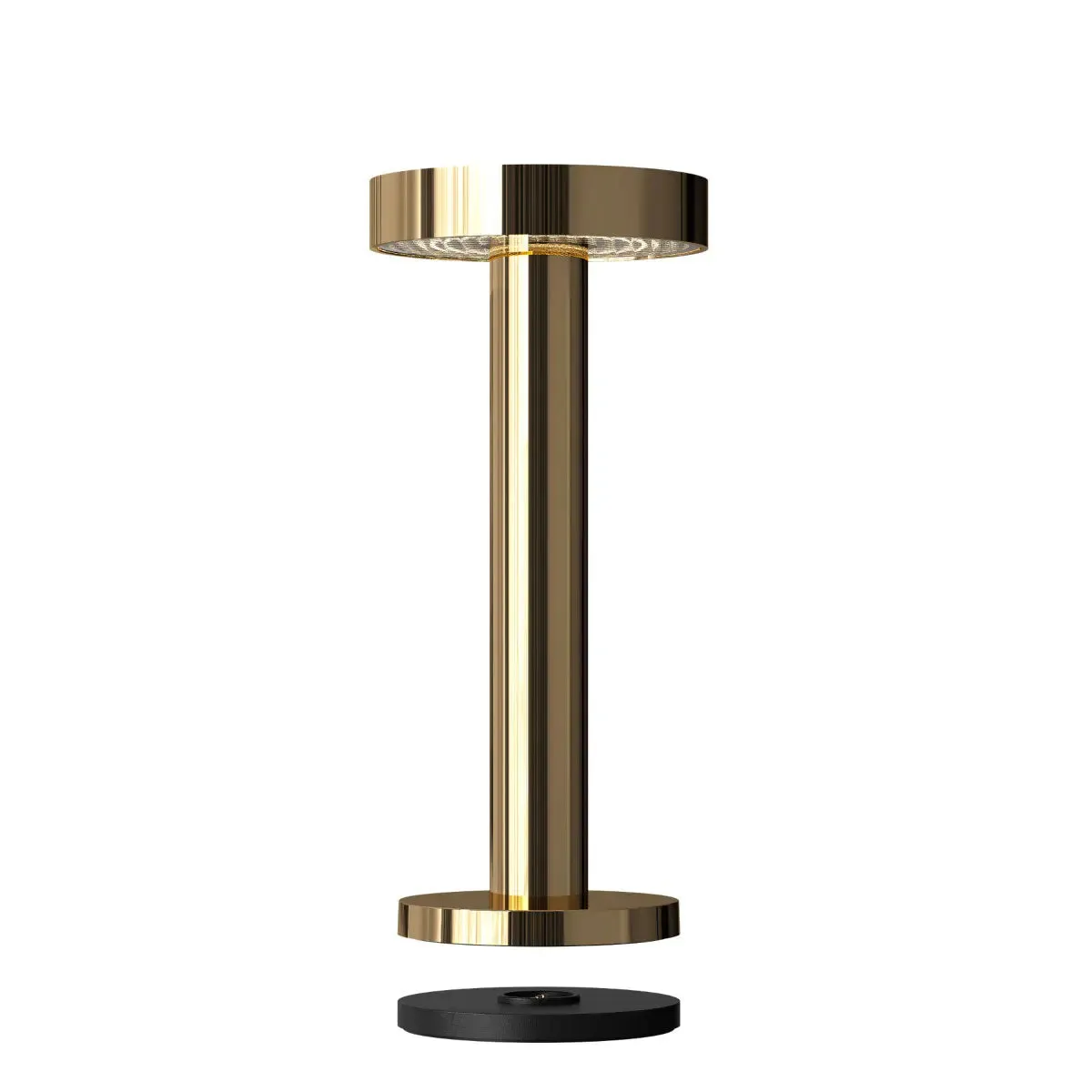 Sompex Boro Rechargeable Table Lamp, Glossy Finish (H 20 cm)