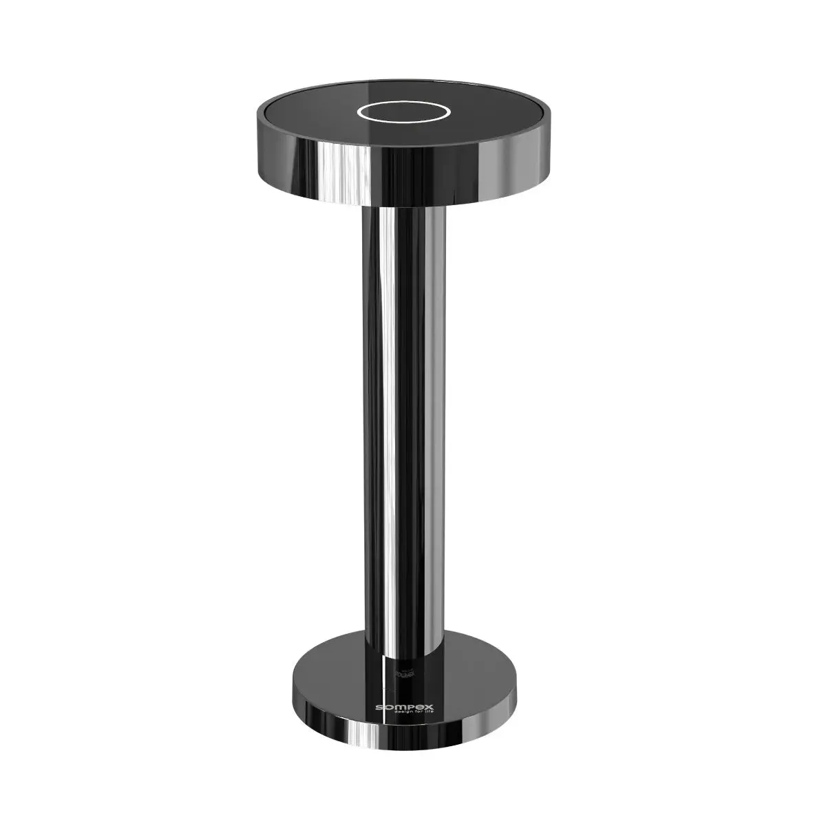 Sompex Boro Rechargeable Table Lamp, Glossy Finish (H 20 cm)