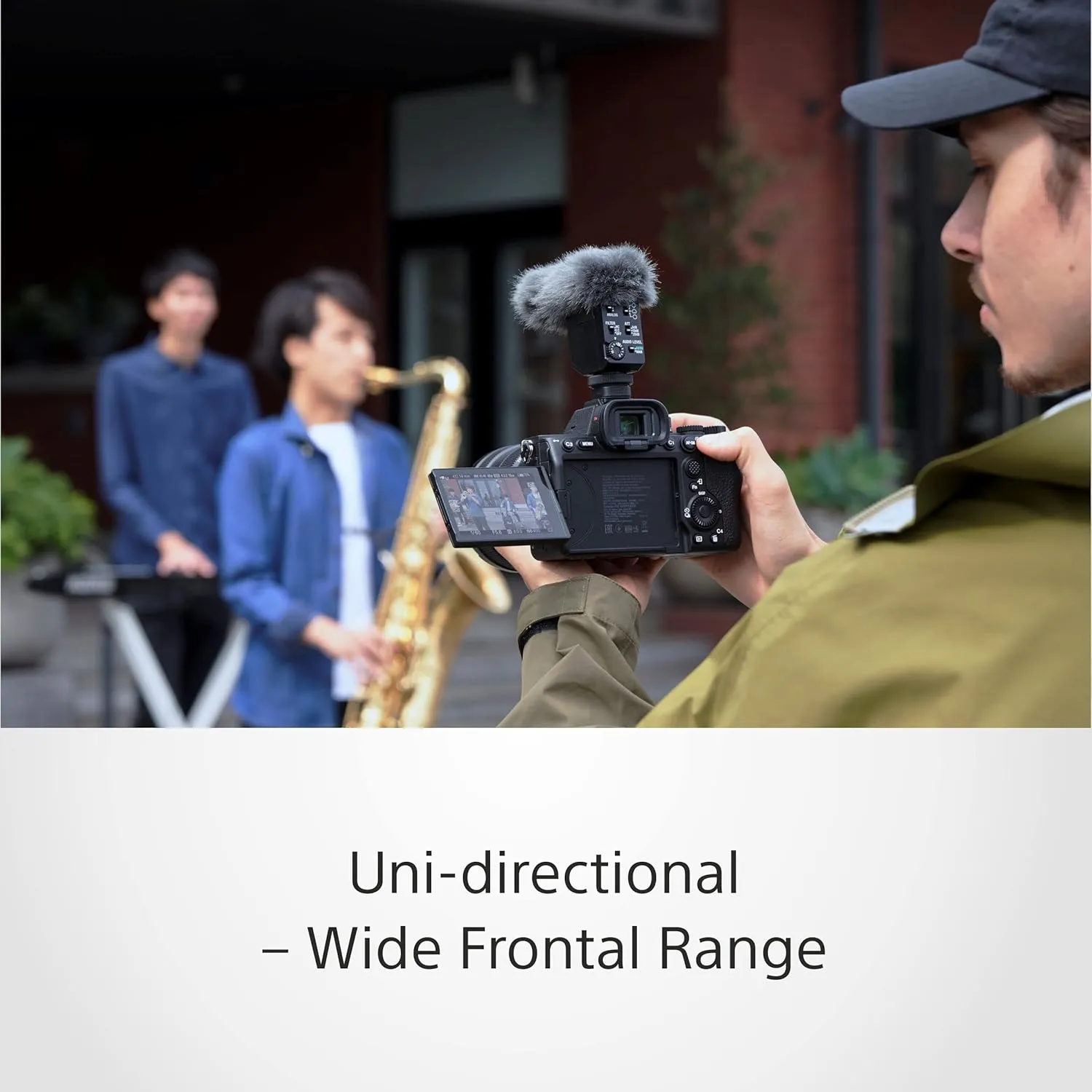 Sony ECM-B10 Compact Shotgun Microphone – Wireless & Battery-Free