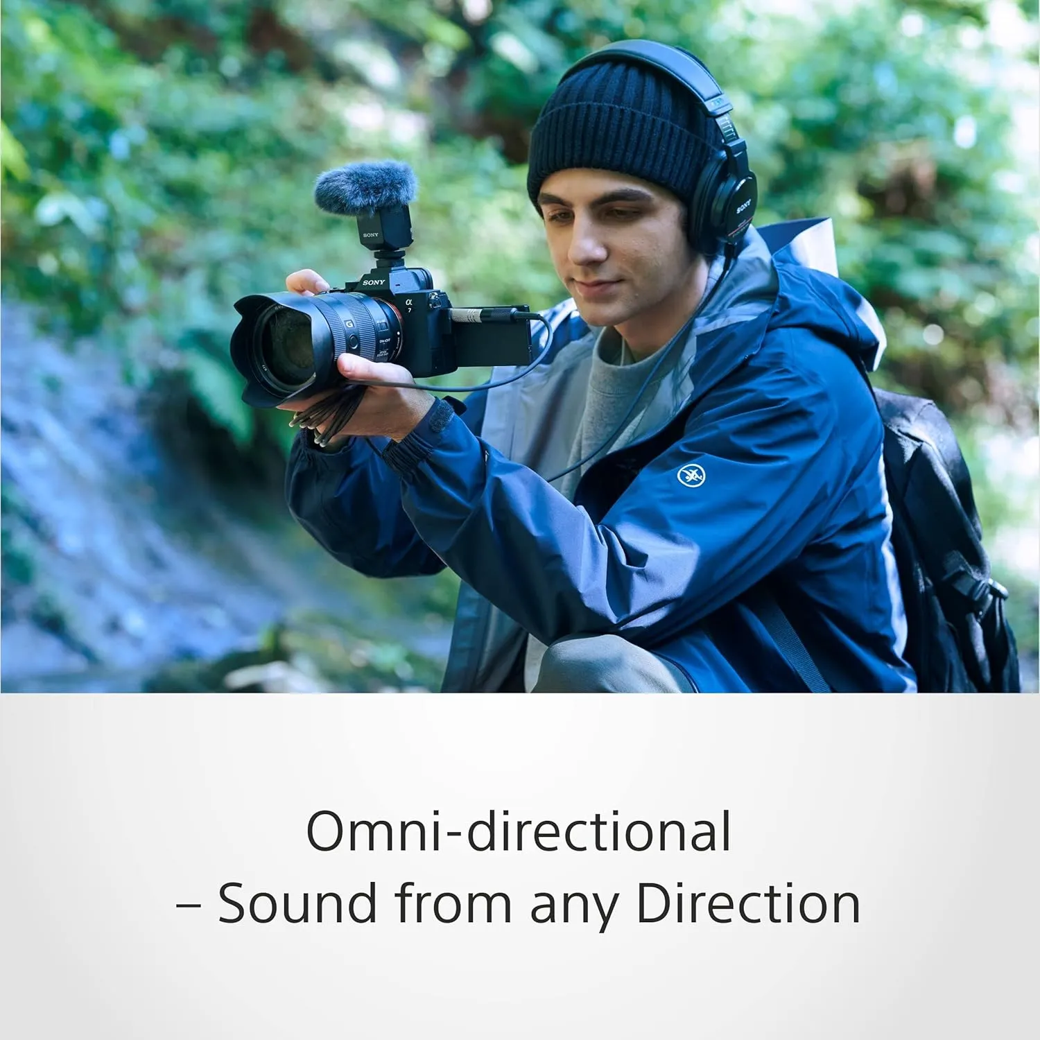 Sony ECM-B10 Compact Shotgun Microphone – Wireless & Battery-Free