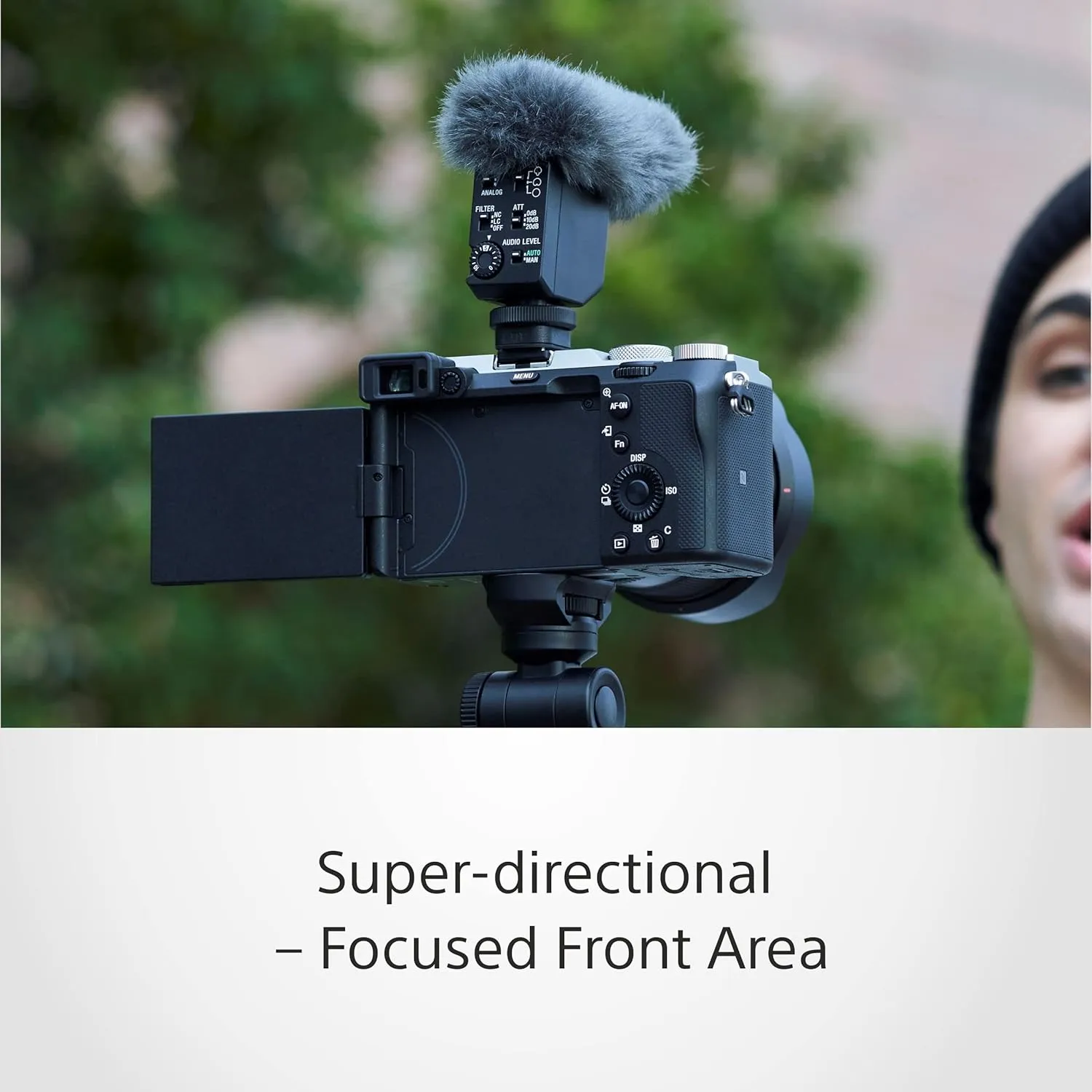Sony ECM-B10 Compact Shotgun Microphone – Wireless & Battery-Free