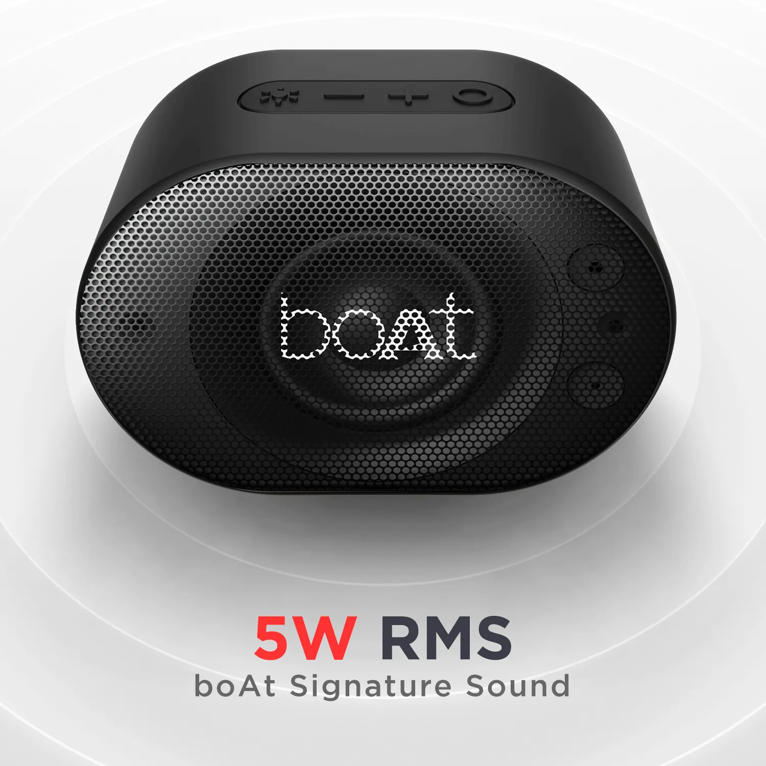 Stone 250 | 5W Portable Wireless Speaker with RGB LED, 9 Hours of Playtime, IPX7 Water Resistant