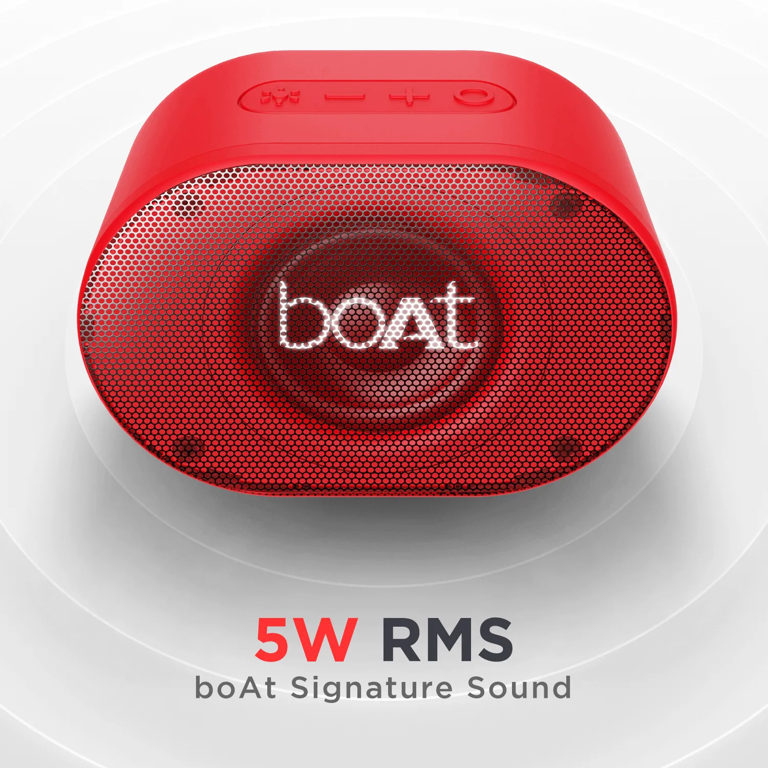 Stone 250 | 5W Portable Wireless Speaker with RGB LED, 9 Hours of Playtime, IPX7 Water Resistant