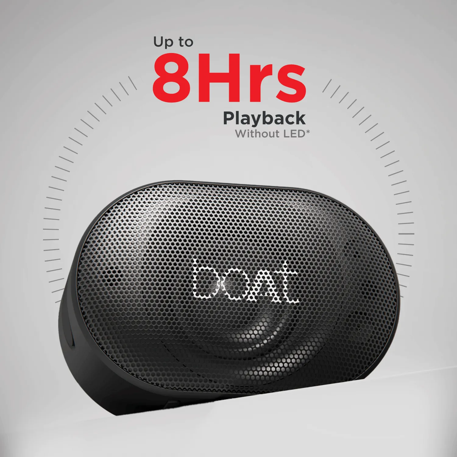 Stone 250 | 5W Portable Wireless Speaker with RGB LED, 9 Hours of Playtime, IPX7 Water Resistant