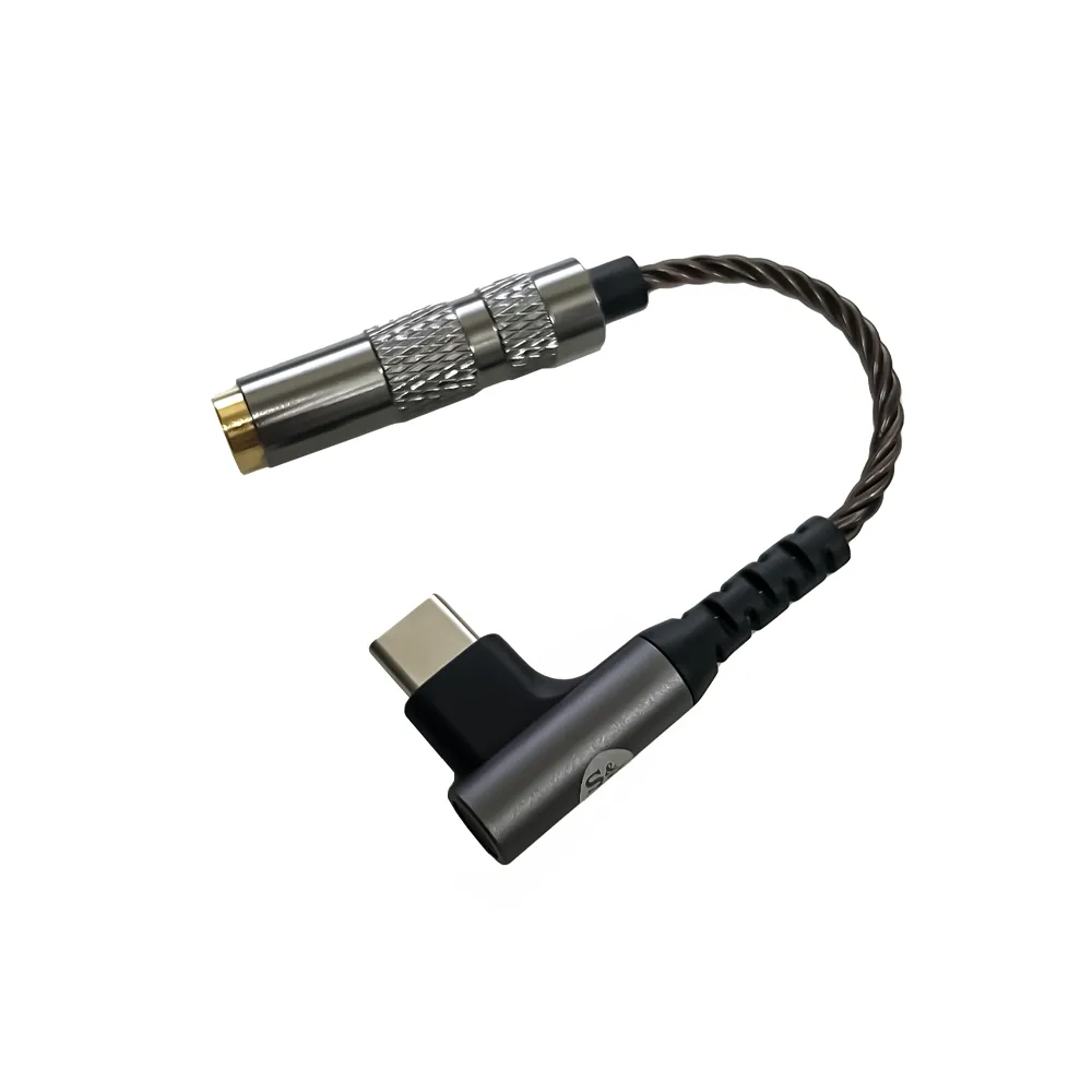 Strauss & Wagner Lund 4.4mm Female to USB-C (L-Shaped) DAC/Adapter