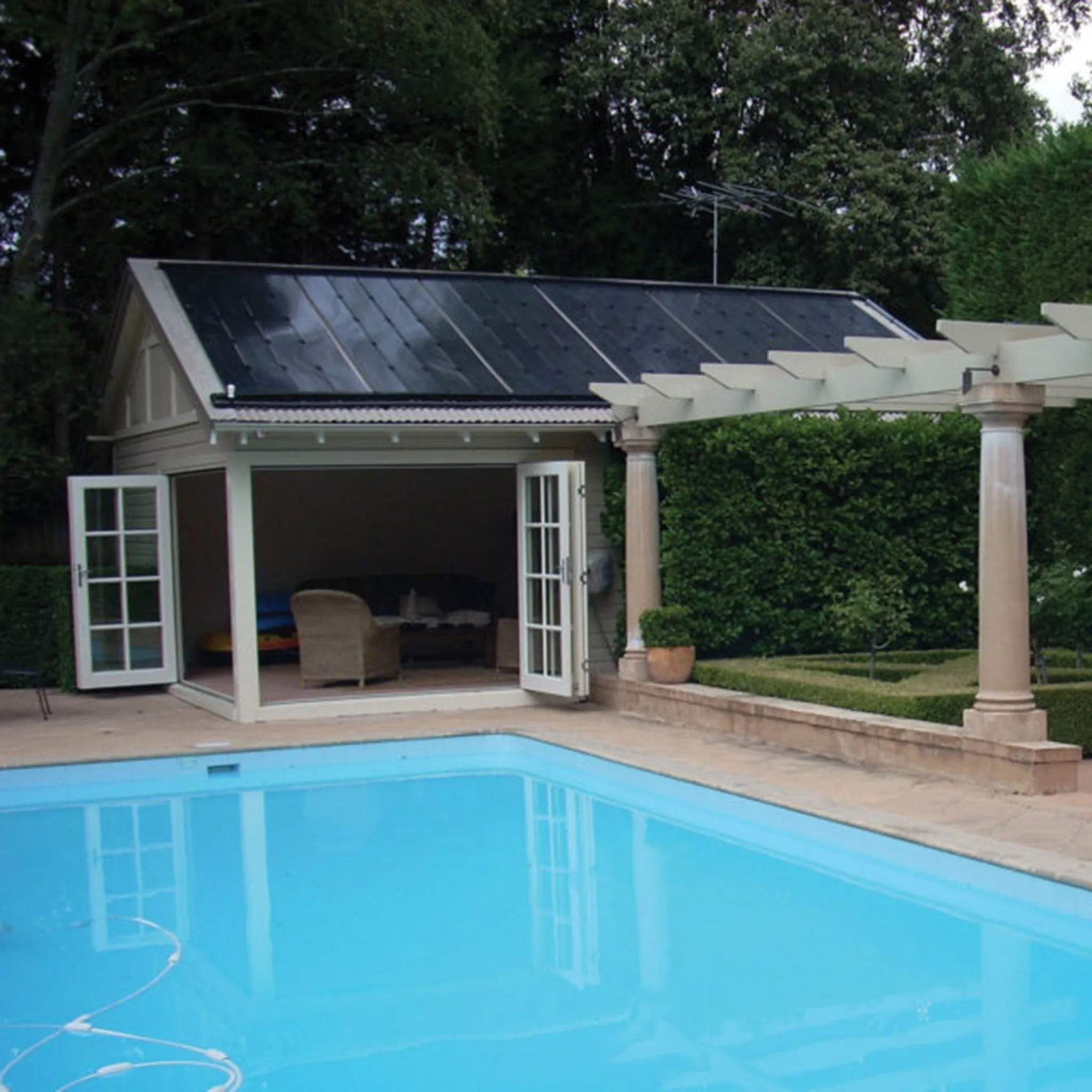 SwimLux Advanced Semi-Glazed Solar Pool Heater DIY Kit - Significant High-Energy Performance w/ Multi-Wall Encapsulation Glazing