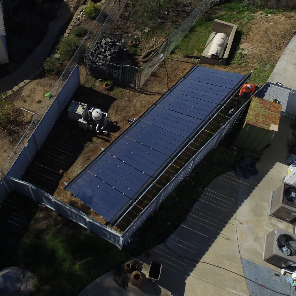 SwimLux Advanced Semi-Glazed Solar Pool Heater DIY Kit - Significant High-Energy Performance w/ Multi-Wall Encapsulation Glazing