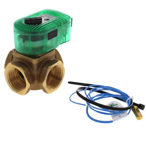 Taco I125T4S-1 1-1/4", 4 Way Setpoint I-Series Mixing Valve (Threaded)