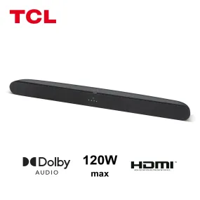 TCL 6 Series TS6100 soundbar speaker Black 2.0 channels 120 W