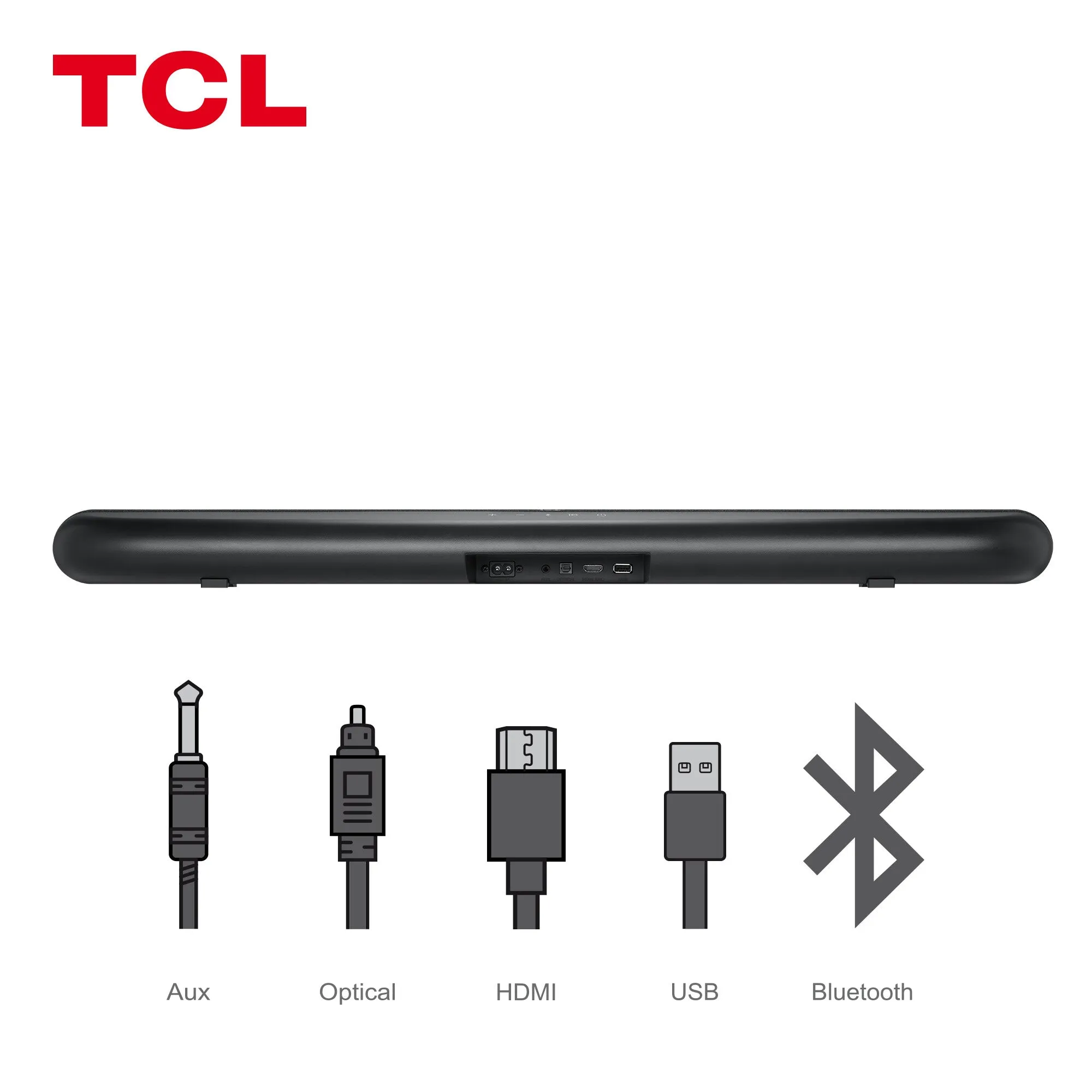 TCL 6 Series TS6100 soundbar speaker Black 2.0 channels 120 W