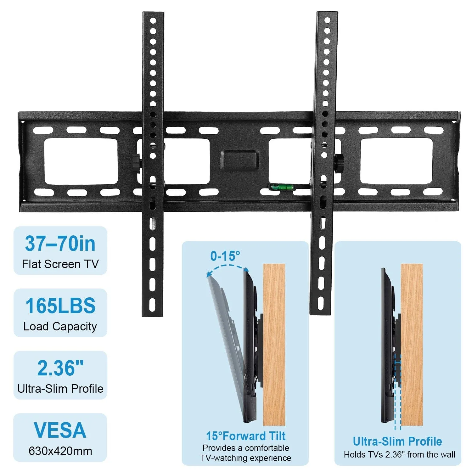 Tilt TV Wall Mount Bracket for 37"-70" LED/LCD/PLASMA Flat TV