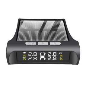 Tire Pressure Monitoring Systems Solar Car Digital Display
