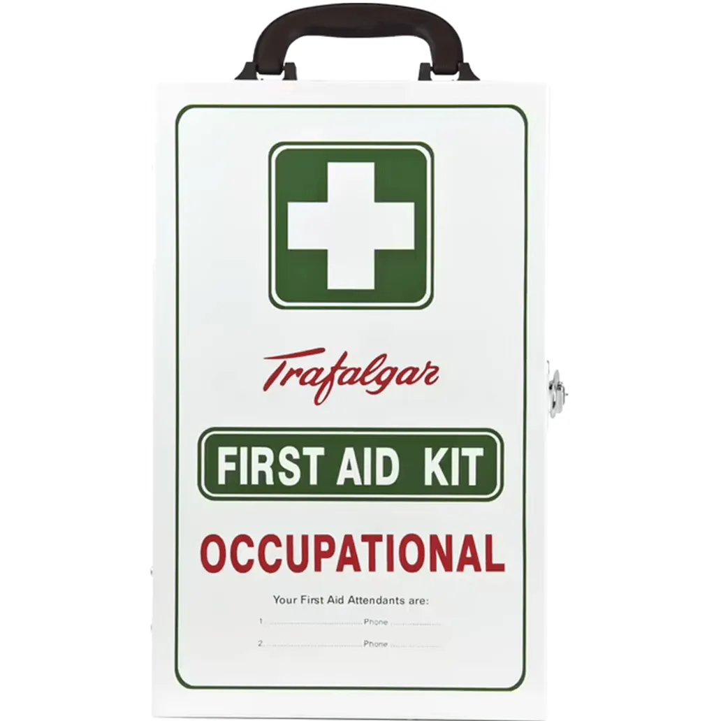 Trafalgar Occupational National Workplace First Aid Kit Wall Mount Metal