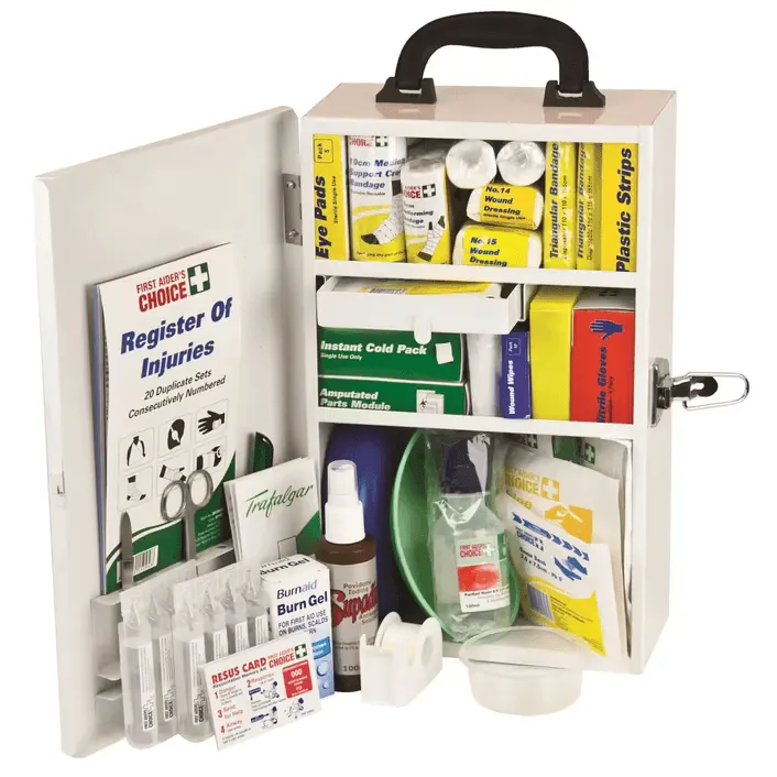 Trafalgar Occupational National Workplace First Aid Kit Wall Mount Metal
