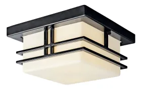 Tremillo Outdoor Ceiling Light 2-Light in Black