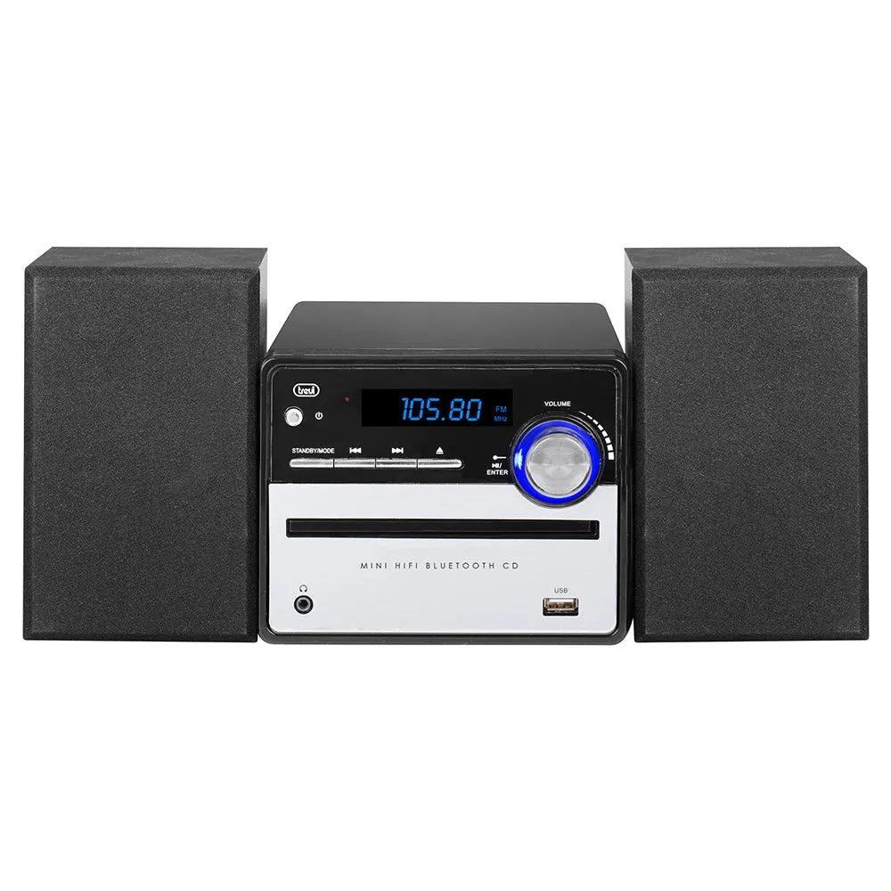 Trevi HCX 10F6 20W Bluetooth Hi-Fi Stereo Digital FM Radio - Black | 40158