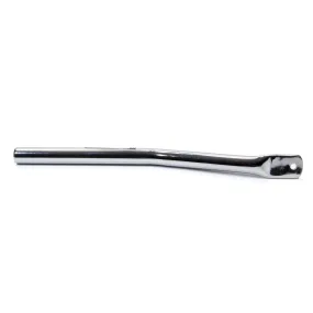 Triple X Sprint Car Nose Wing Front Post - Chassis Spud to Side Board - 4130 Plated - Right Side (12-1/4") - (Sold Individually)