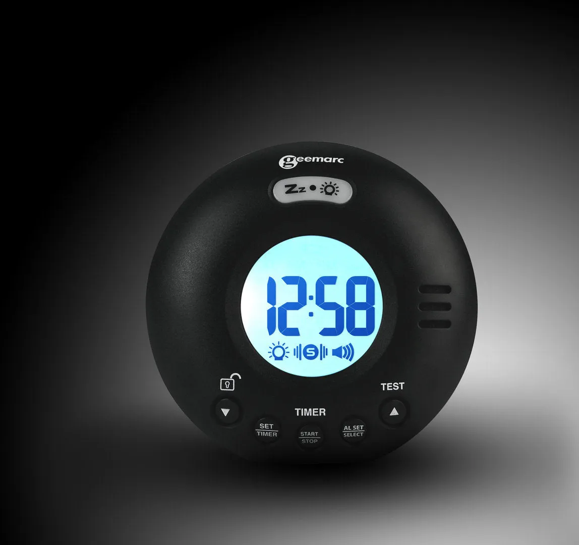 Wake N Shake Voyager Vibrating Alarm Clock Mattress/Pillow Shaker
