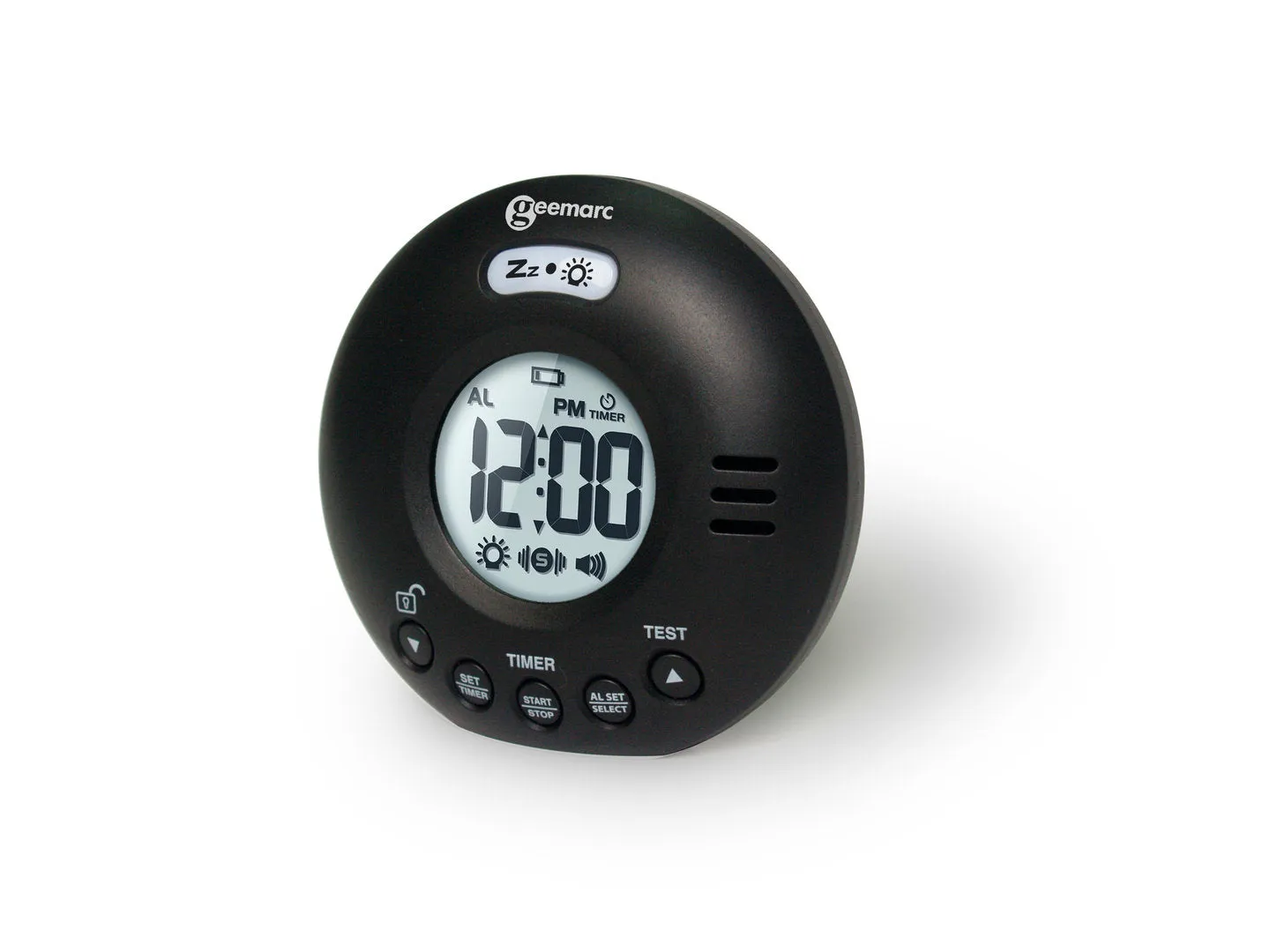 Wake N Shake Voyager Vibrating Alarm Clock Mattress/Pillow Shaker