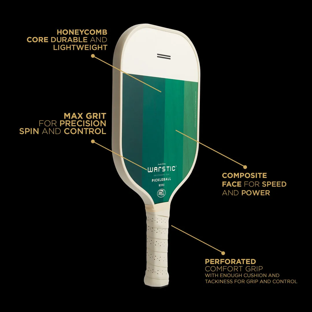WSPB3 PRO STD ISSUE | STANDARD SHAPE | COMPOSITE SURFACE PICKLEBALL PADDLE | LTD ED WEST COAST PINE