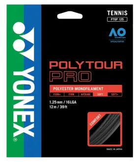 Yonex Polytour Pro 125 Tennis Strings [Graphite]