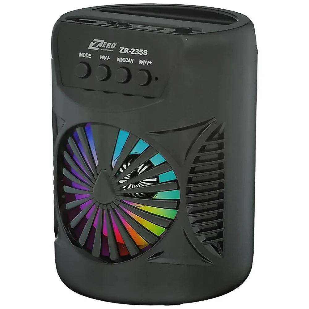 Zero ZR-235S Portable Bluetooth Speaker 1.0
